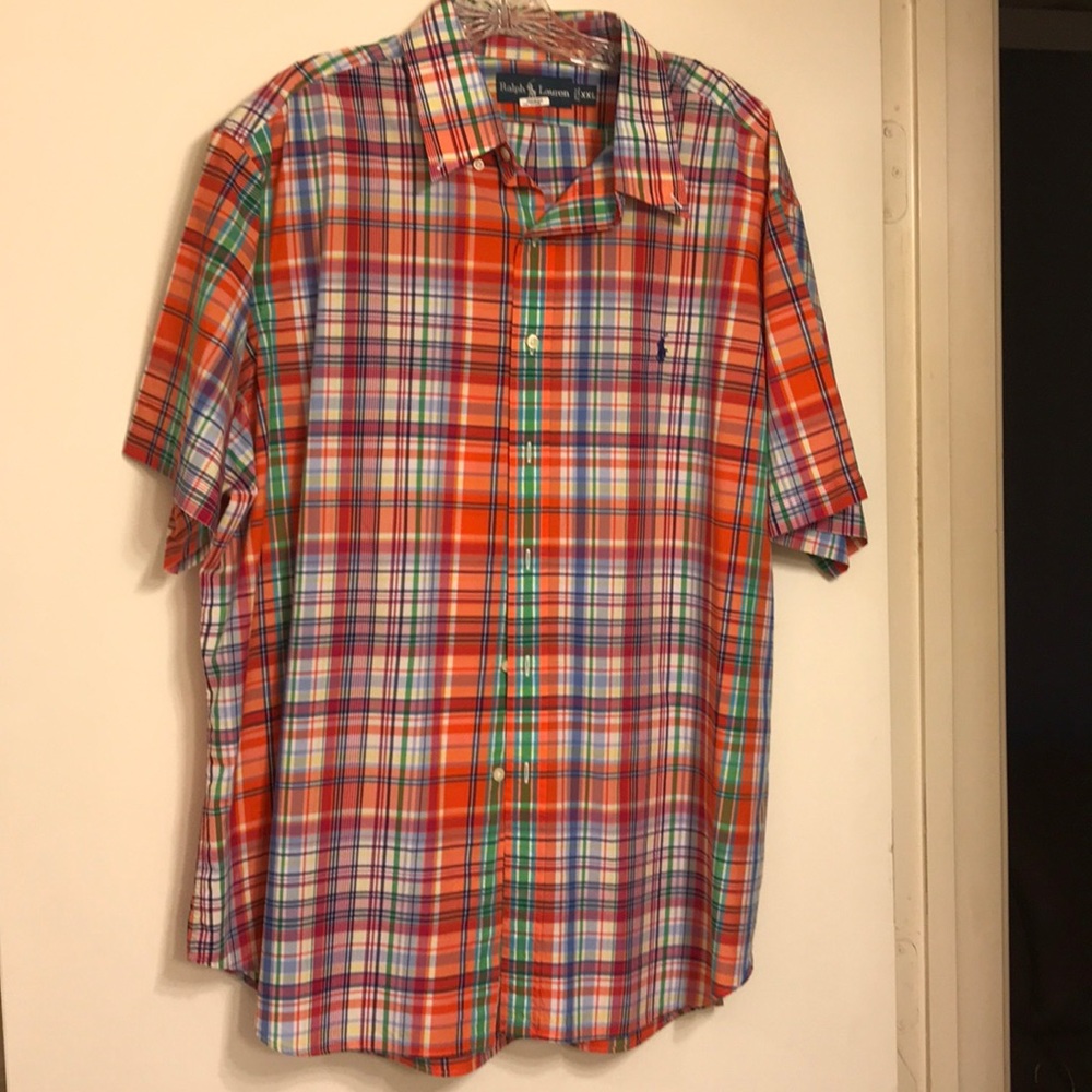 Short sleeve button down Ralph Lauren shirt